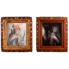 Helplessly Bound ‘Diptych’, Two Oil Paintings on Panel by Paul Romano, 2014 12