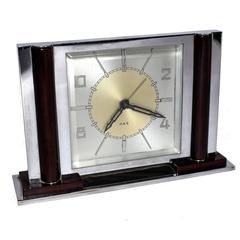 Art Deco Chrome and Bakelite Jaz Clock 11
