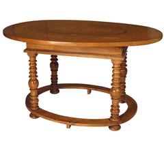 Baroque Fruit Wood Inlaid Centre Table Northern Europe, circa 1850 8