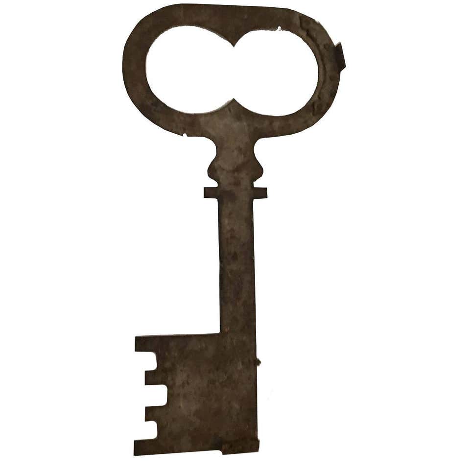 American Sheet Metal Folk Art Key Trade Sign For Sale at 1stDibs
