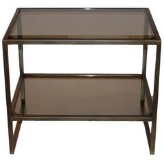 Winch Glass Top Table