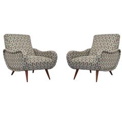 Pair of "Lady" Armchairs in the style of Marco Zanuso 7