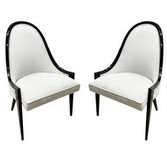 Harvey Probber "Curved Back Side Chairs", 1950s 3