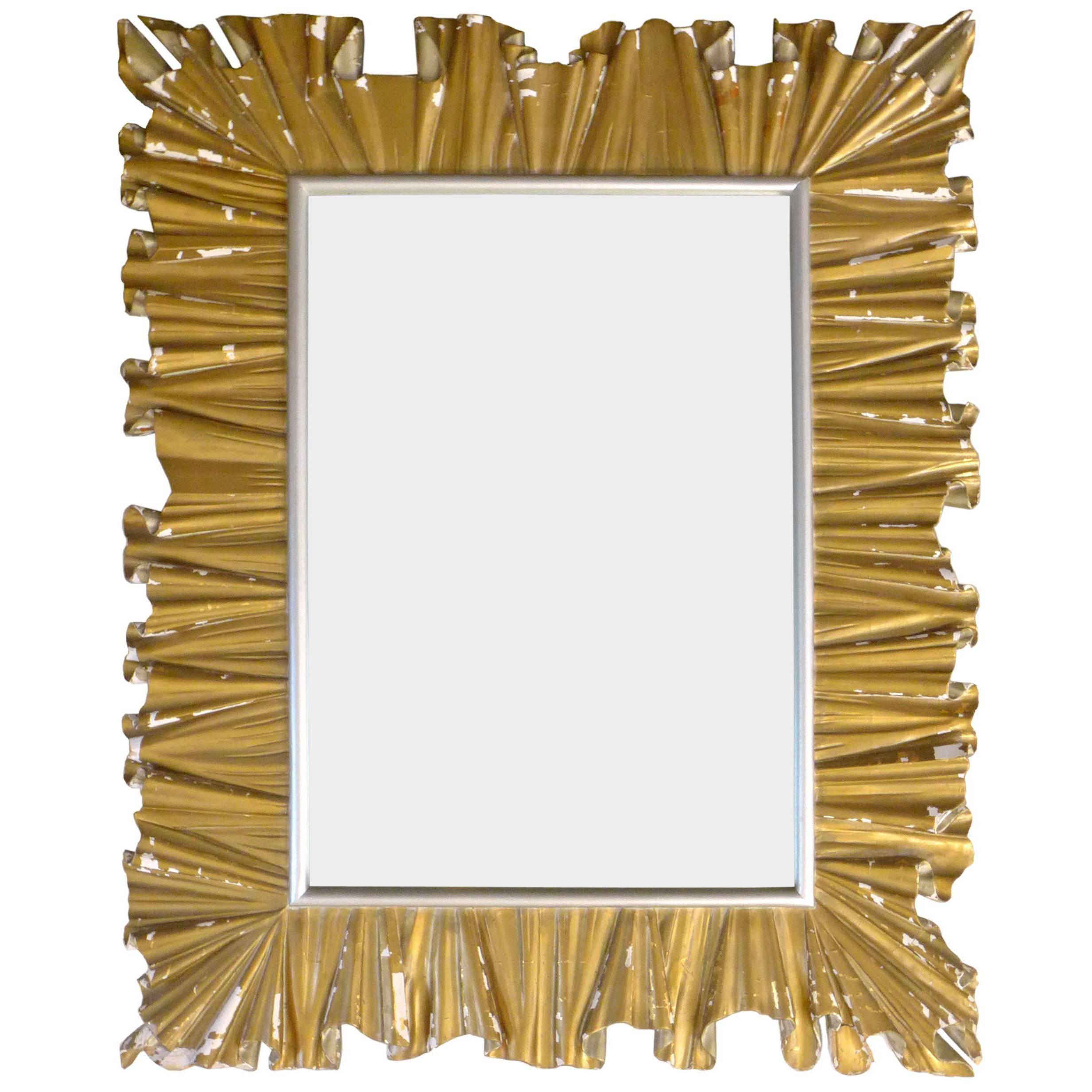 Monumental Hand-Carved Italian Mirror