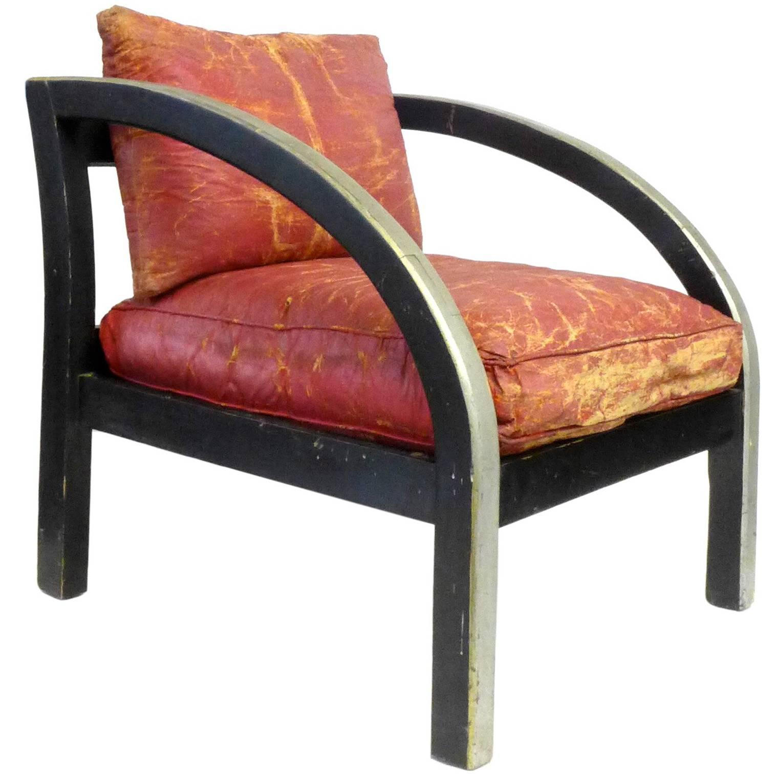 Arm Chair, Modernage Furniture, circa 1928-32, in the style of Paul Frankl For Sale