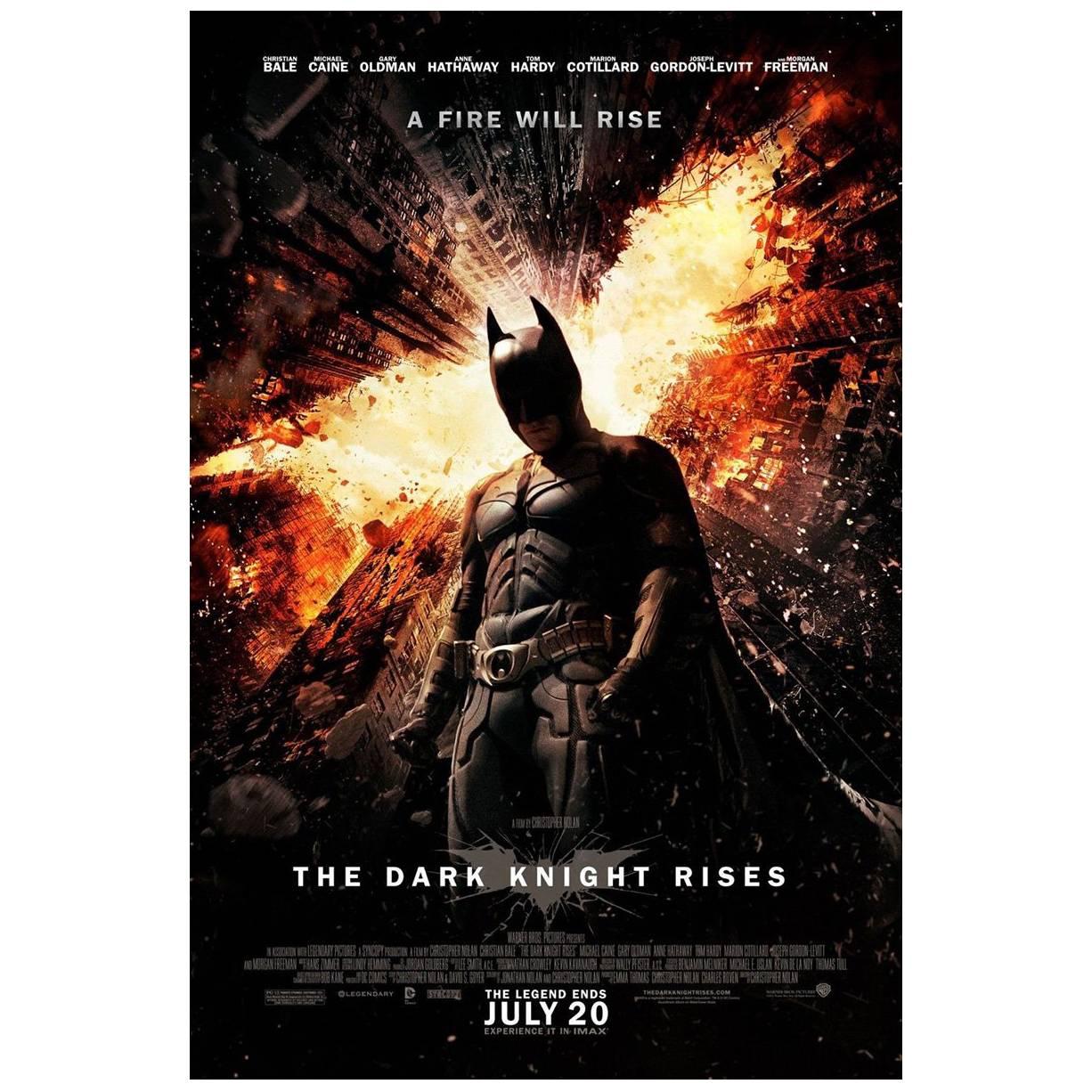 "The Dark Knight Rises", Film Poster, 2012 For Sale