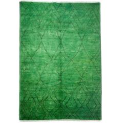 Green Moroccan Area Rug, Solo Rugs 11