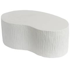 Retro Faux Plaster Textured Coffee Table