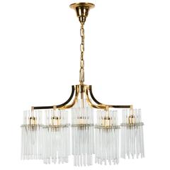 Exceptional Crystal Chandelier Pendant by Palwa