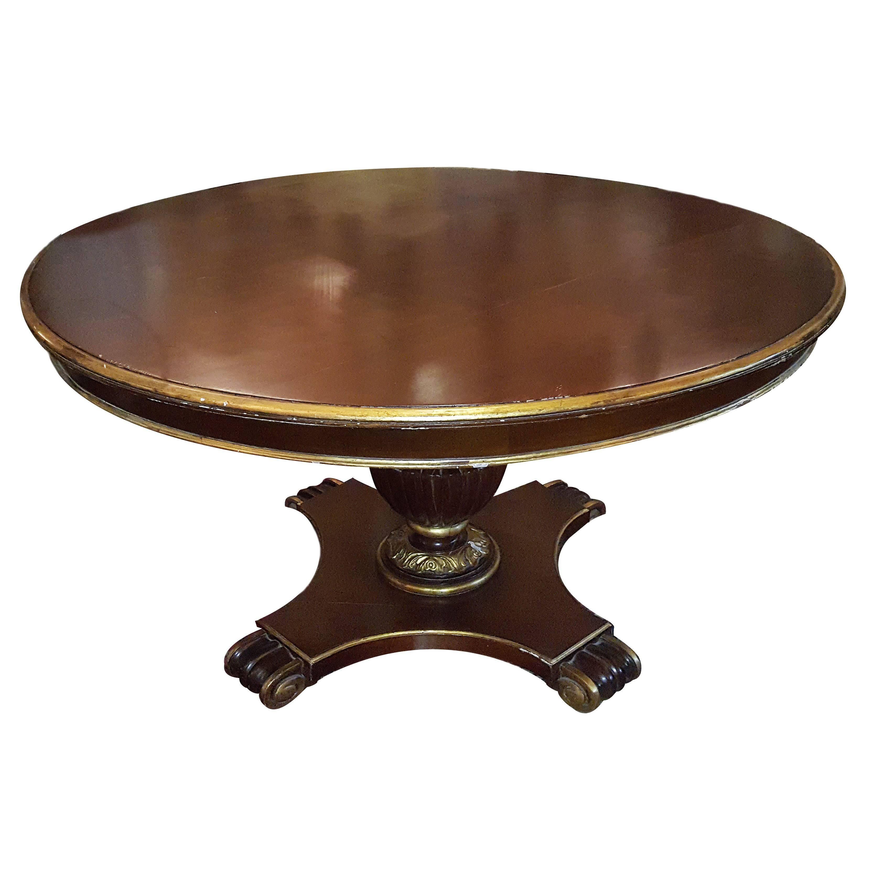 Large Round Dining Table For Sale