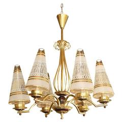 French 1940s Chandelier 8