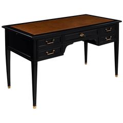 Directoire Style Antique French Ebonized Desk