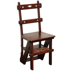 Late 19th Century English Step Chair