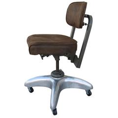 Workshop Industrial French Swivel Chair 9