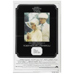 Vintage "The Great Gatsby" Film Poster, 1974