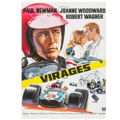 Vintage "Winning" Film Poster, 1969