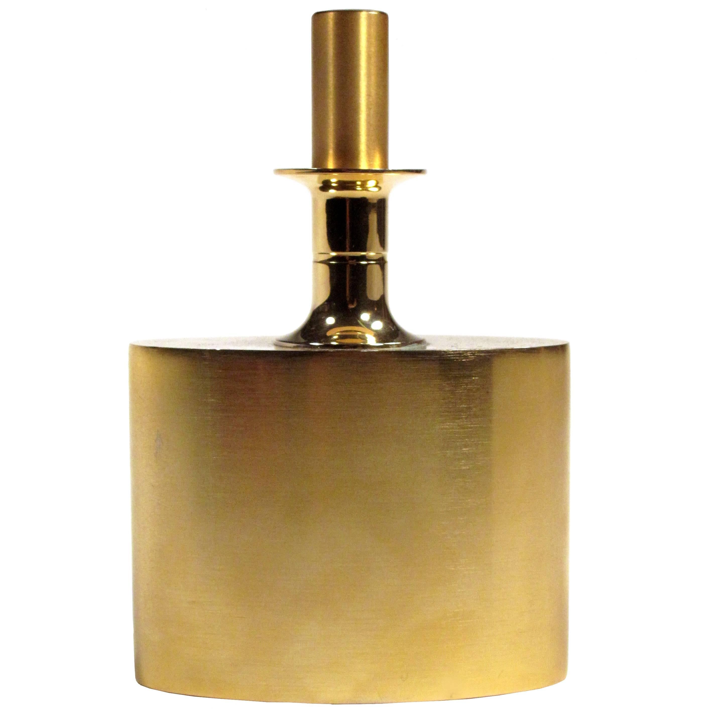 Gold Decanter by Pierre Forssell for Skultuna For Sale