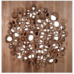 Amorph Loop Wall Panel, Maple Wood, Stained