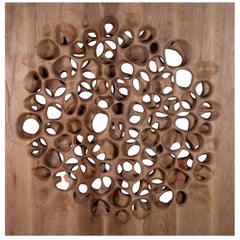 Amorph Loop Wall Panel, Maple Wood, Stained 