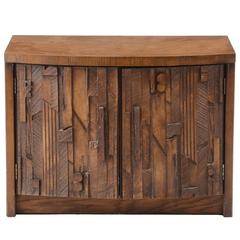 Large Brutalist Dresser By Lane at 1stdibs