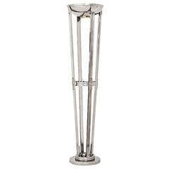 Gatsby Floor Lamp in Nickel Finish or Antique Bronze Finish