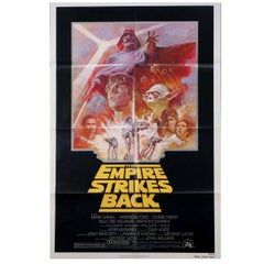 Vintage "The Empire Strikes Back" Film Poster, 1981