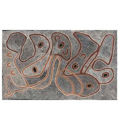 'Mikantji' by Tilau Nangala, Australian Aboriginal Painting
