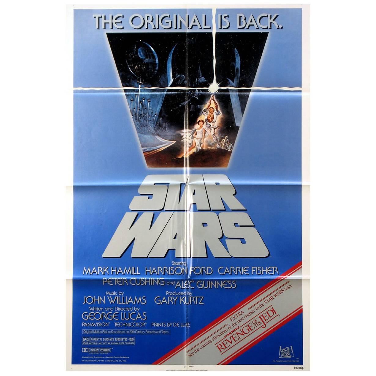 "Star Wars" Film Poster, 1982 For Sale