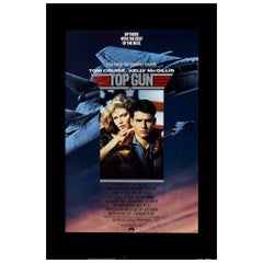 Vintage "Top Gun" Film Poster, 1986