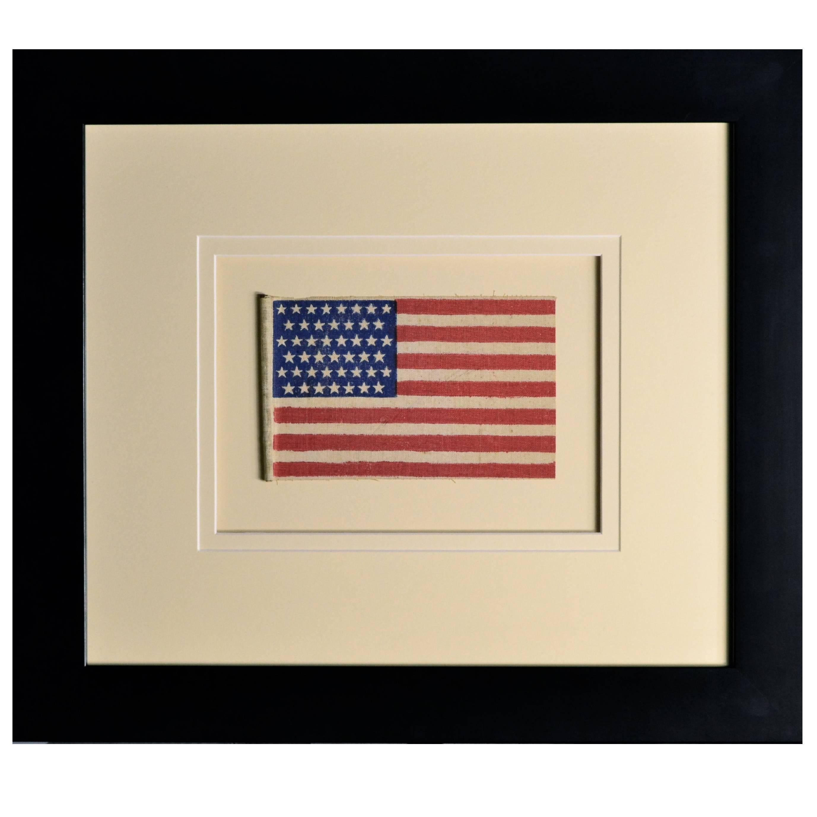 Authentic 45 Star American Flag, circa 1896 For Sale