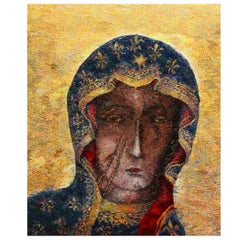 Large Tapestry Icon "Madonna" by Beata Rosiak