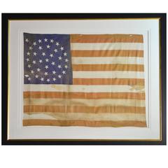 Rare Antique 38 Star Flag, circa 1876