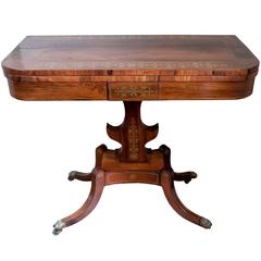 Antique Regency Games Table