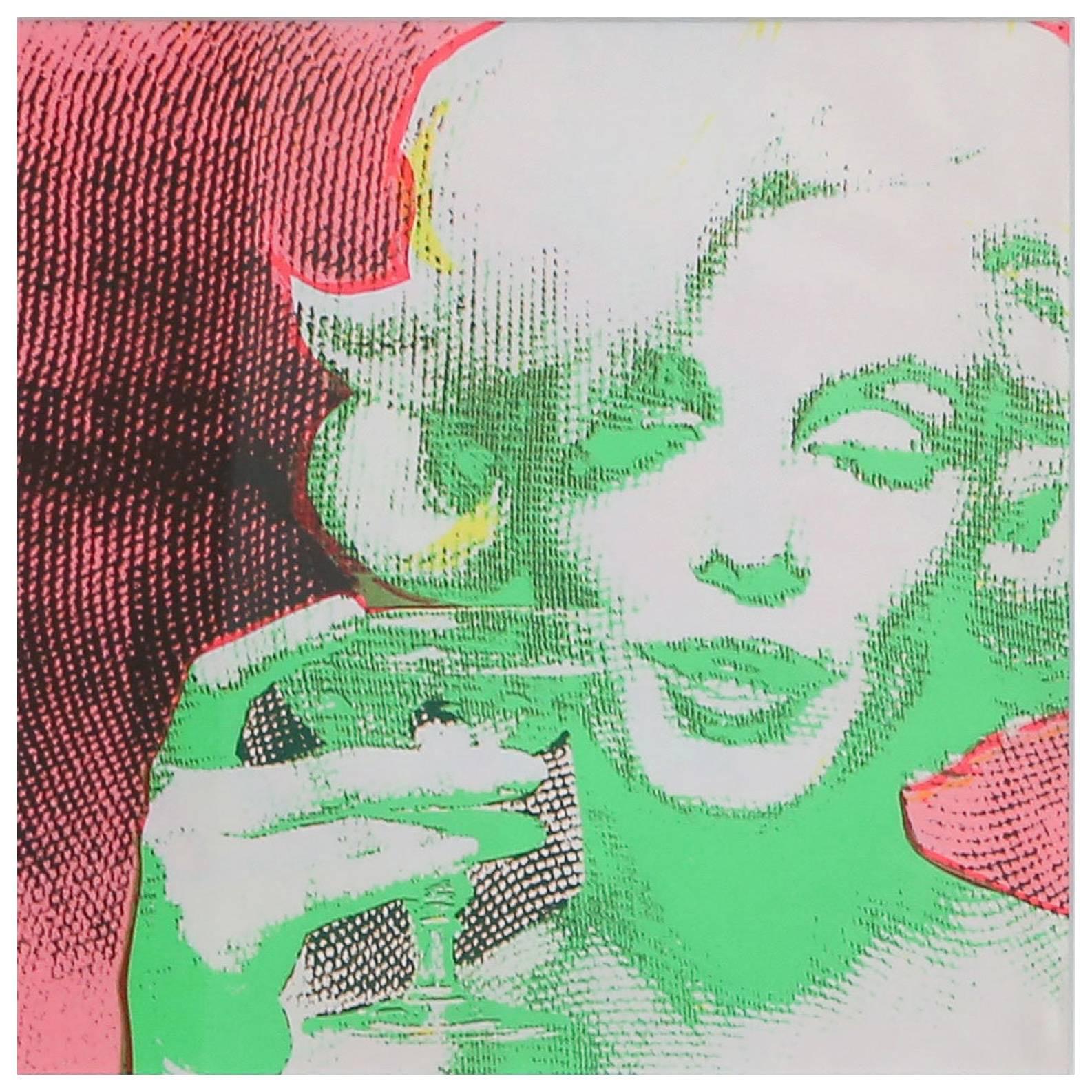 Original 1968 Marilyn Monroe serigraph: 'The Marilyn Monroe Trip - 2' by Burt Stern (1929-2013), after 'The Last Sitting.' Matted and framed in unfinished maple. Serigraph itself is 10 inches by 10 inches inside matting.

Unsigned, as released.