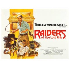 Vintage "Raiders Of The Lost Ark" Film Poster, 1981