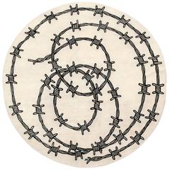 Barbed Wire, Hand-Knotted Rug Designed for Nodus by Studio Job