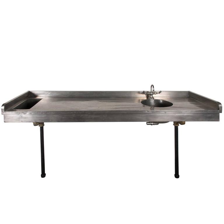 German Silver Bar Sink at 1stDibs