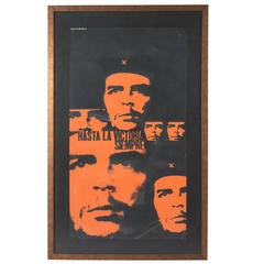 Framed Che Guevara Poster