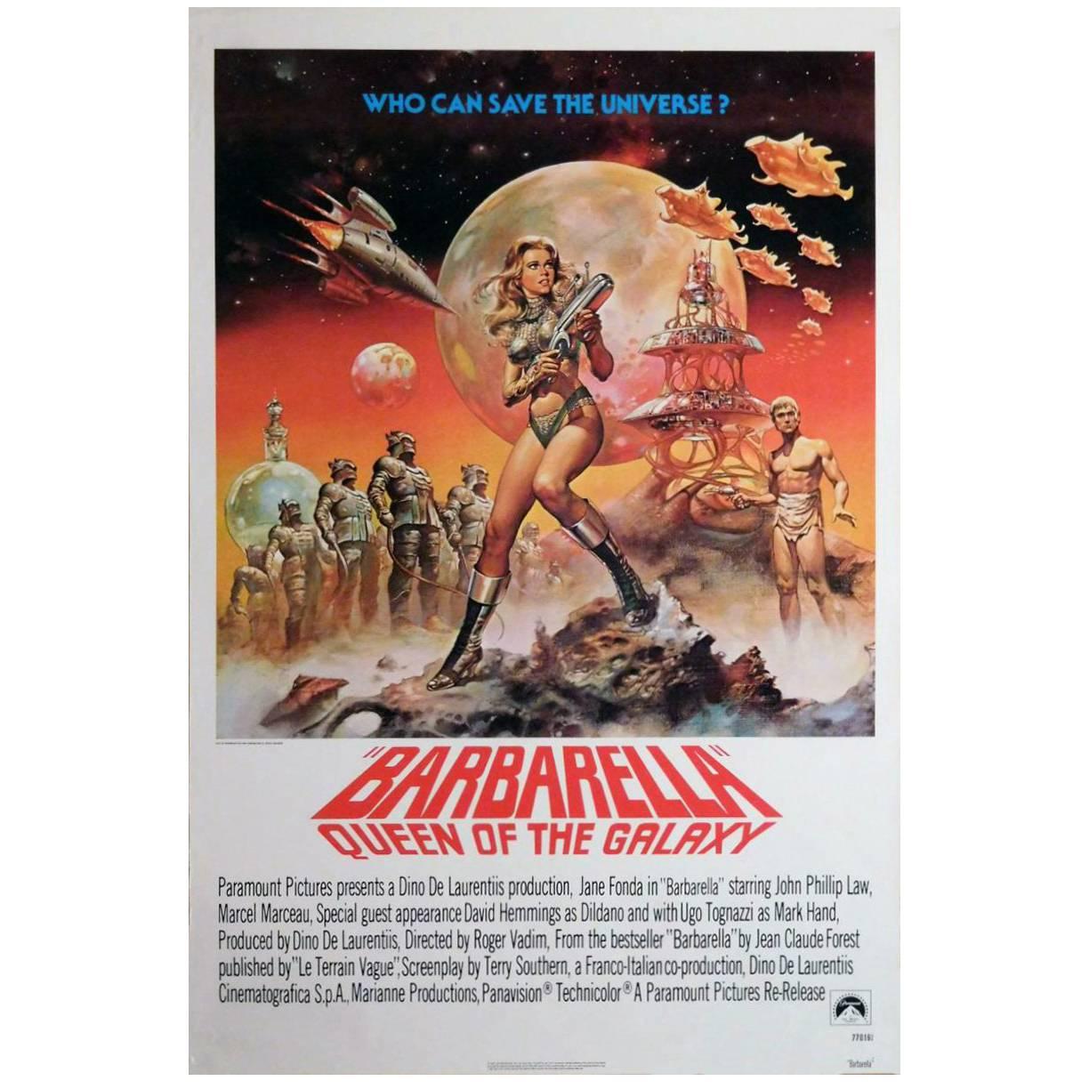 "Barbarella" Film Poster, 1977