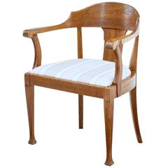 Antique 1920s Oak Desk Chair