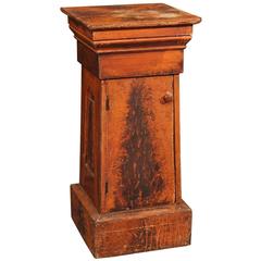 Grain Painted Side Table / Pedestal 12