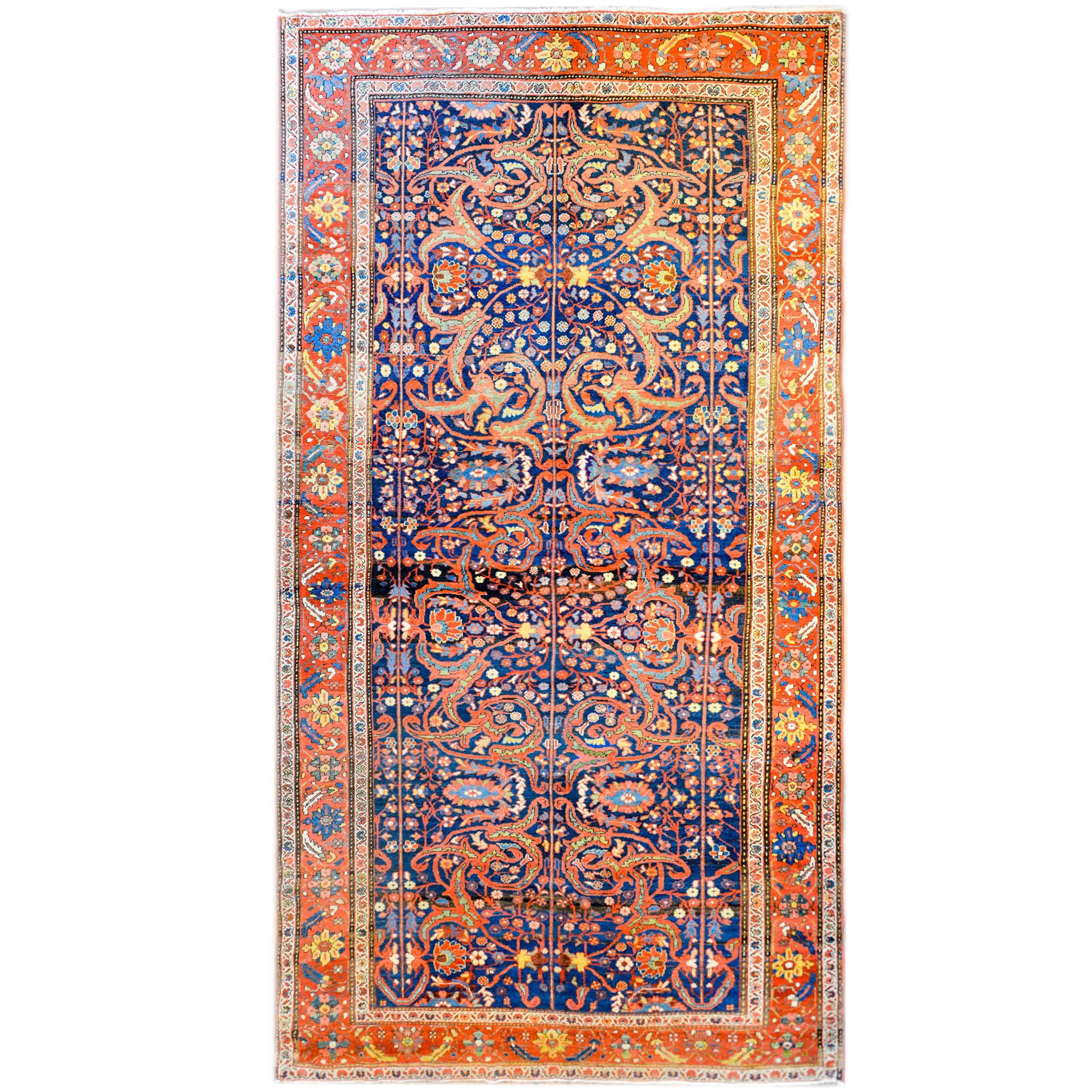 Amazing Early 20th Century Farahan Rug For Sale