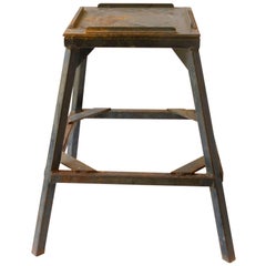 Pair of Vintage Machine Base Stands as Side Tables 10