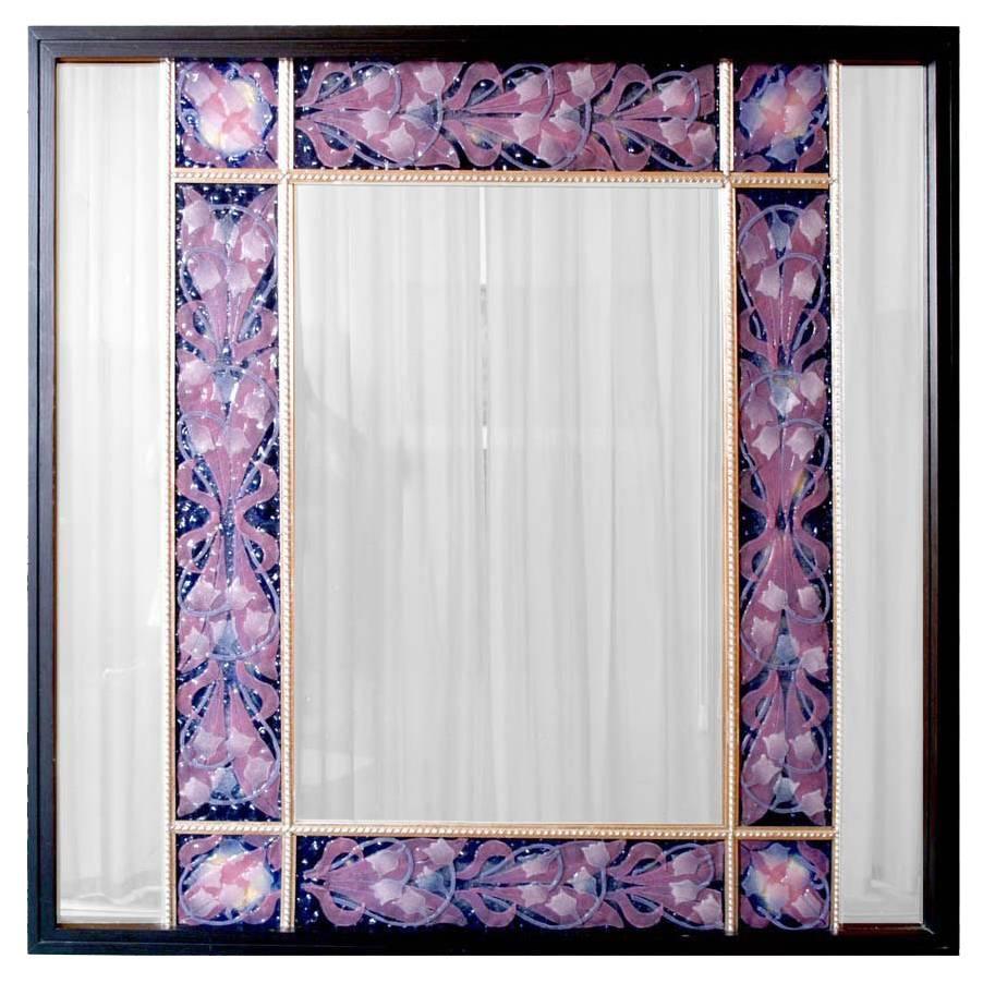 Espejo moderno de mediados de siglo Panel decorativo grande de Paolo De Poli Diseñador en venta
