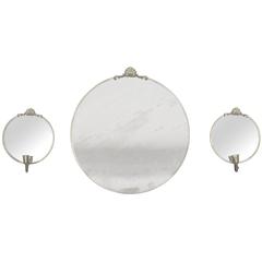 Vintage Set of Cinnabar Mirrors