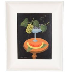 Still Life with Watermelon by Andre Schwob, American, 1930s 4