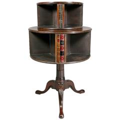 George III Style Mahogany Revolving Bookstand 3