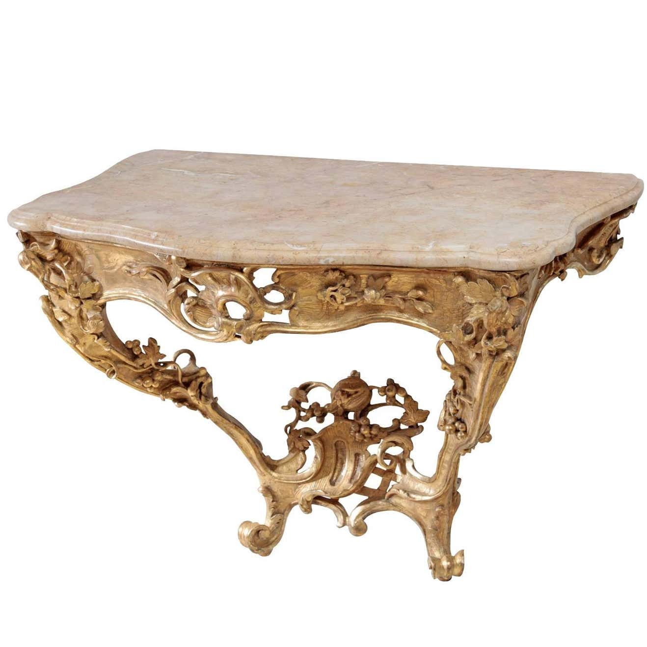 Rococo Console Table, 18th Century For Sale at 1stDibs