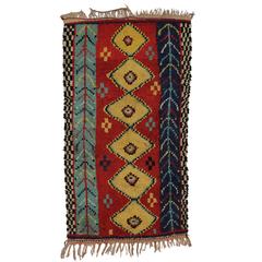 Vintage Berber Moroccan Rug with Modern Tribal Style 7