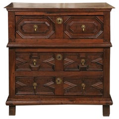 18th Century English Jacobean Style Cottage Chest